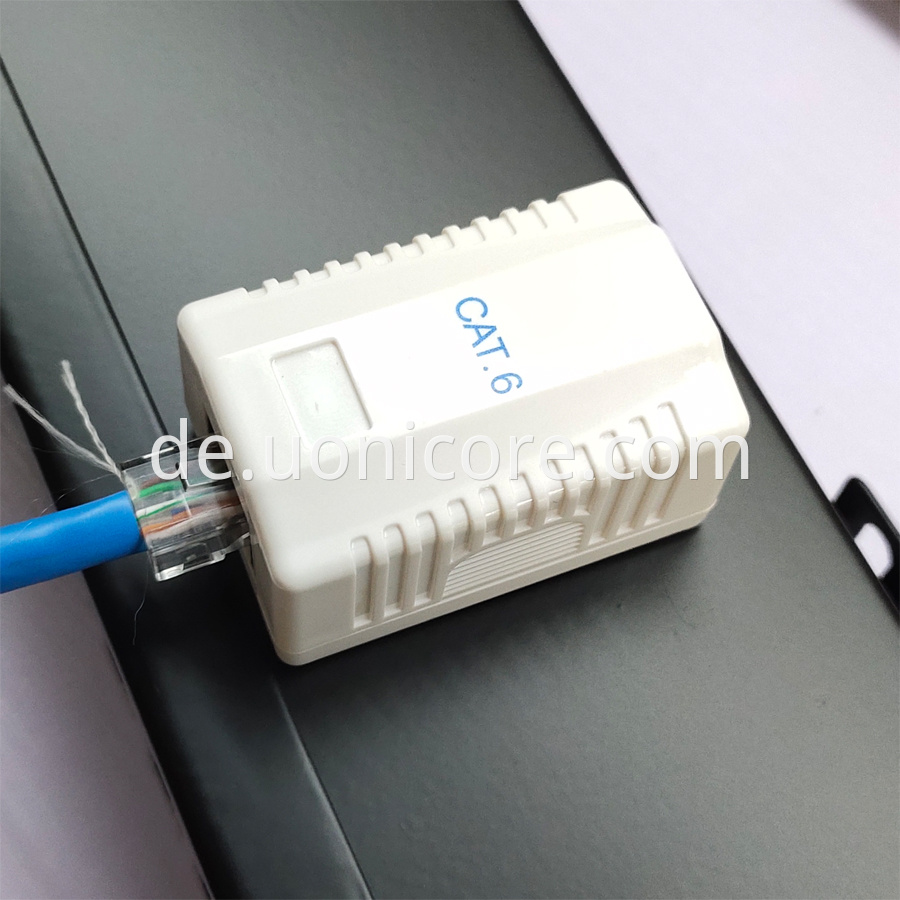 unshielded cat6 surface mount box